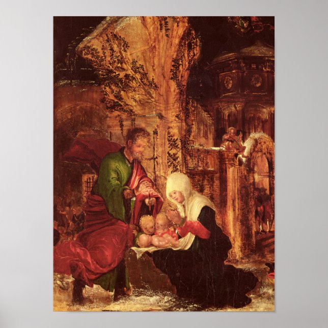 Geburt Christi, c.1520-25, Poster (Vorne)