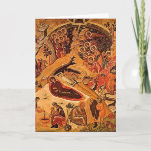 Geburt Christi Feiertagskarte