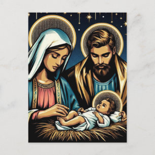 Geburt Christi Feiertagspostkarte