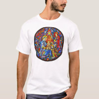 Geburt Christi gemalte Buntglas-Art