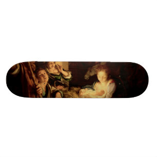 Geburt Christi - heilige Nacht - Correggio - Skateboard