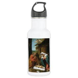 Geburt Christi Jesus Christus Christentum Schrift Trinkflasche