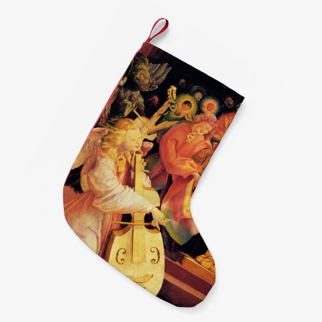 GEBURT CHRISTI, MUSIK, DIE ENGEL - MAGIE VON KLEINER WEIHNACHTSSTRUMPF (Vorderansicht (hängend))