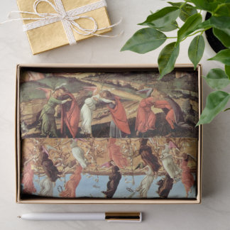 Geburt Christi, Mystische Geburt von Botticelli Seidenpapier