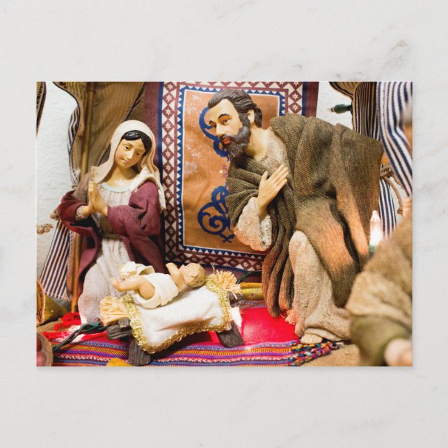 Geburt Christi Postkarte (Vorderseite)