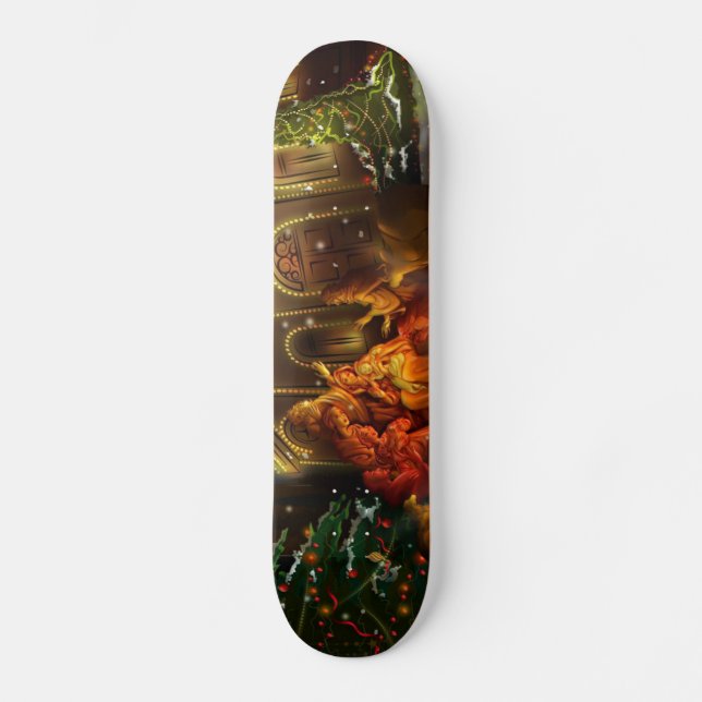 Geburt Christi Skateboard (Vorderseite)
