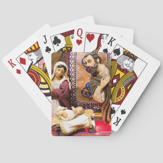 Geburt Christi Spielkarten (Rückseite)