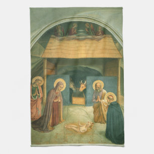 Geburt Christi von Fra Angelico Geschirrtuch
