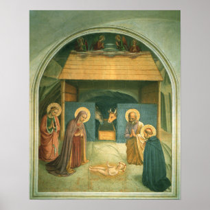 Geburt Christi von Fra Angelico Poster