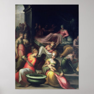 Geburt Christi von Johannes der Täufer Poster