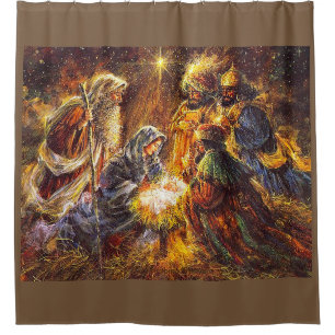 GEBURT CHRISTIS-DUSCHVORHANG #3 DUSCHVORHANG