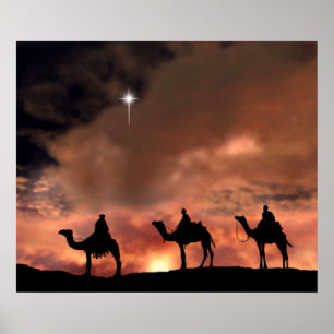 Geburt Christis-Szenen-Geschenke für Weihnachten Poster