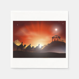 Geburt Christis-Szenen-Papierservietten Serviette