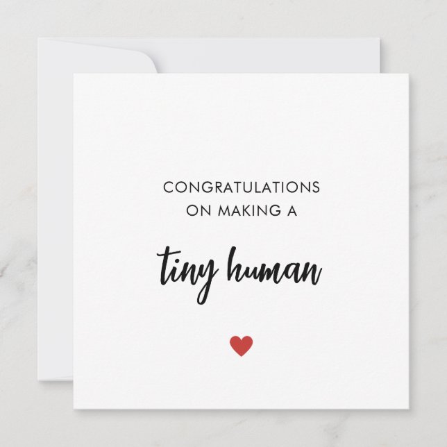 Geburt der Baby-Glückwunschkarte Karte (Vorderseite)