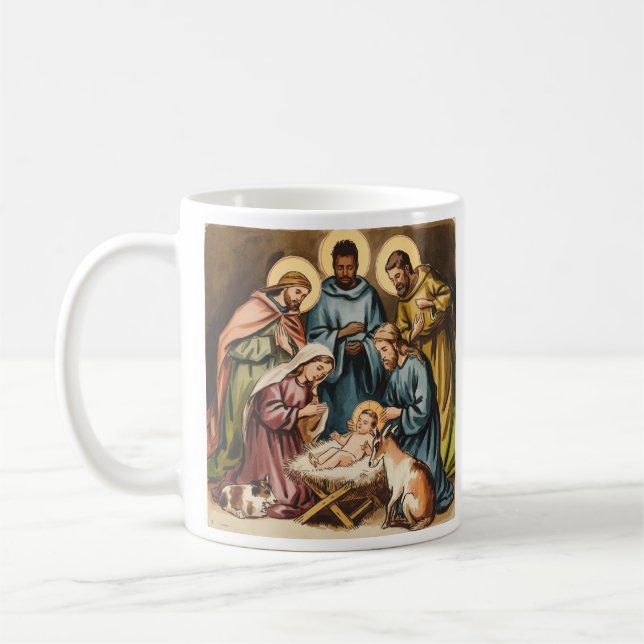 Geburt der Geburt des Jesus Kaffeetasse (Links)