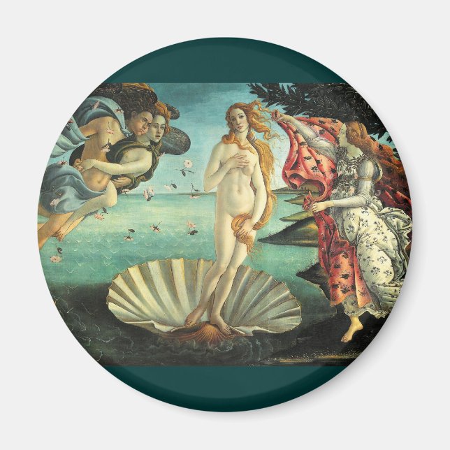 Geburt der Venus, 1485 Magnet (Vorne)