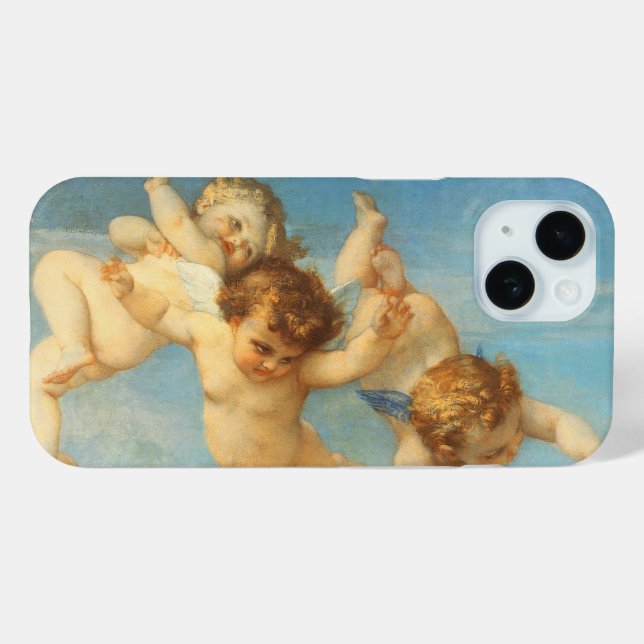 Geburt der Venus, Engel Detail von Alexandre Caban Case-Mate iPhone Hülle (Rückseite (Horizontal))