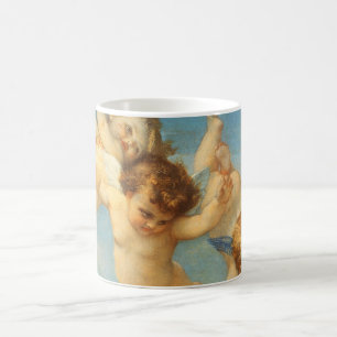 Geburt der Venus, Engel Detail von Alexandre Caban Kaffeetasse