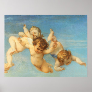 Geburt der Venus, Engel Detail von Alexandre Caban Poster