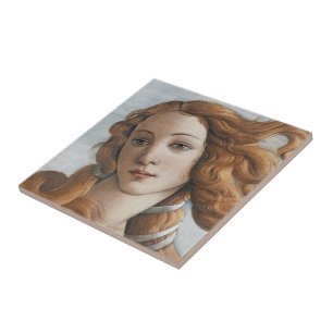 Geburt der Venus naher Kopf Fliese