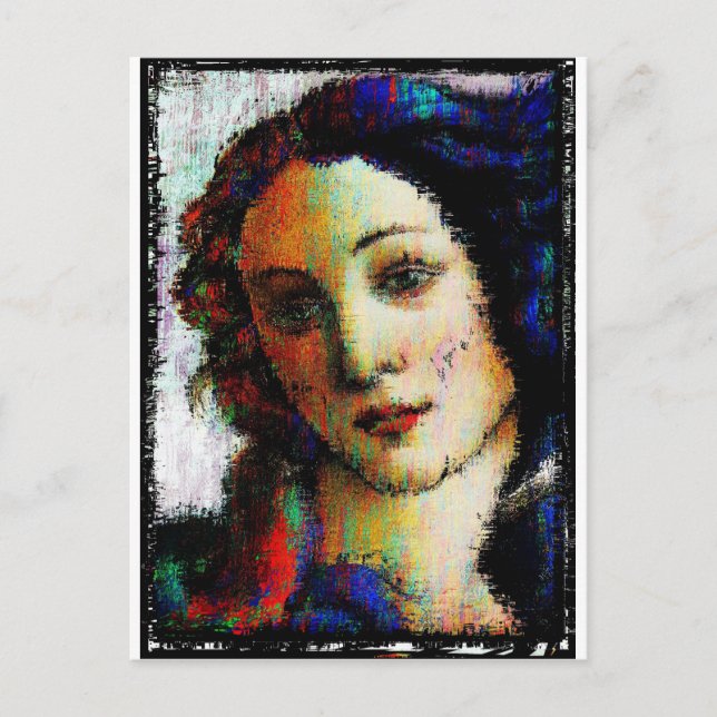 Geburt der Venus Postkarte (Vorderseite)