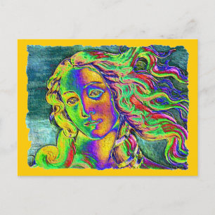 Geburt der Venus Rough Edge Postkarte