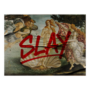 Geburt der Venus × SLAY – Red Marker Edition Poster
