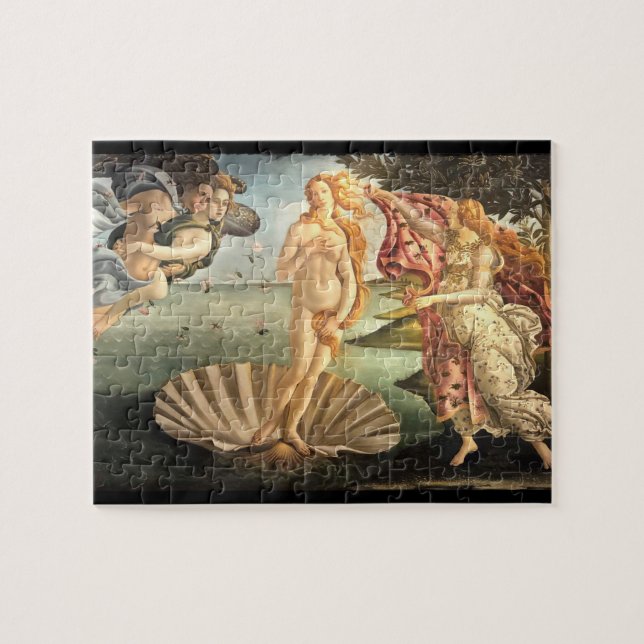 Geburt der Venus von Sandro Botticelli (Horizontal)
