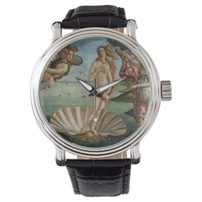 Geburt der Venus von Sandro Botticelli Armbanduhr (Vorderseite)