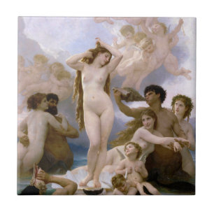Geburt der Venus von William-Adolphe Bouguereau Fliese