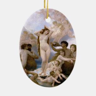 Geburt der Venus von William-Adolphe Bouguereau Keramik Ornament