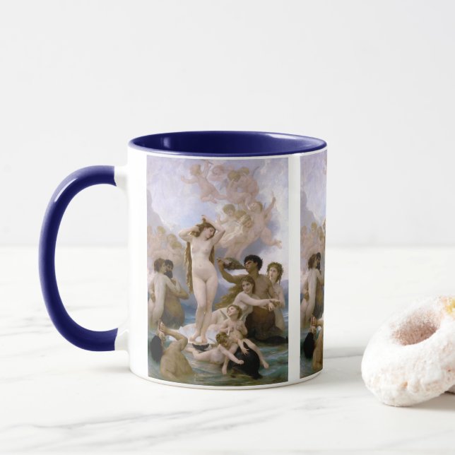 Geburt der Venus von William-Adolphe Bouguereau Tasse (Mit Donut)