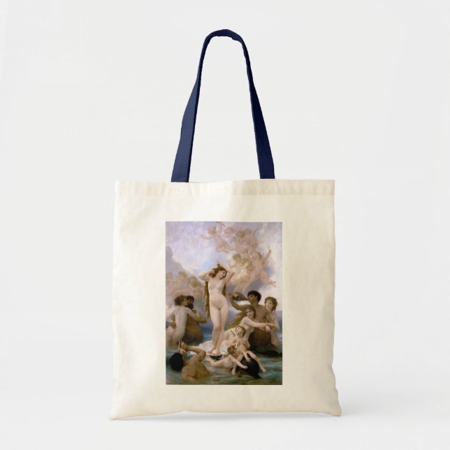 Geburt der Venus von William-Adolphe Bouguereau Tragetasche (Vorne)