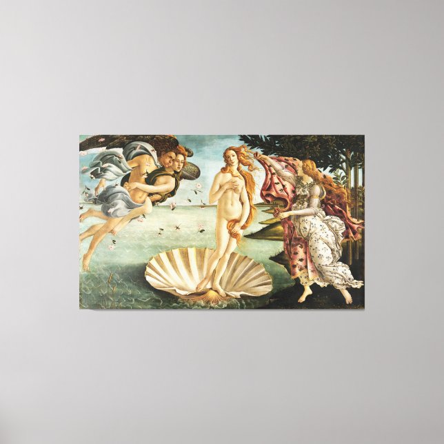 Geburt der Venusmalerei Leinwanddruck (Vorderseite)