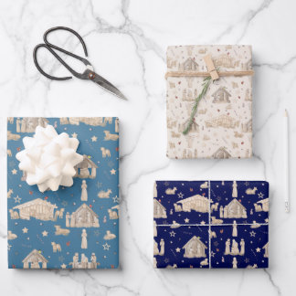 Geburt des Christ Wrapping Paper Geschenkpapier Set