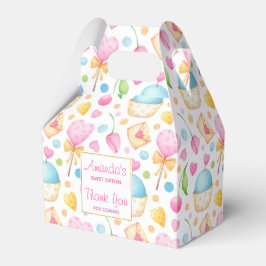 Geburt des Geburtstags Muster für die Wasserfarbe  Geschenkschachtel