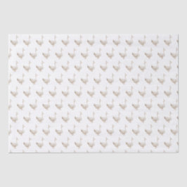 Geburt des Minimalistischen Albernen Gänse Seidenpapier