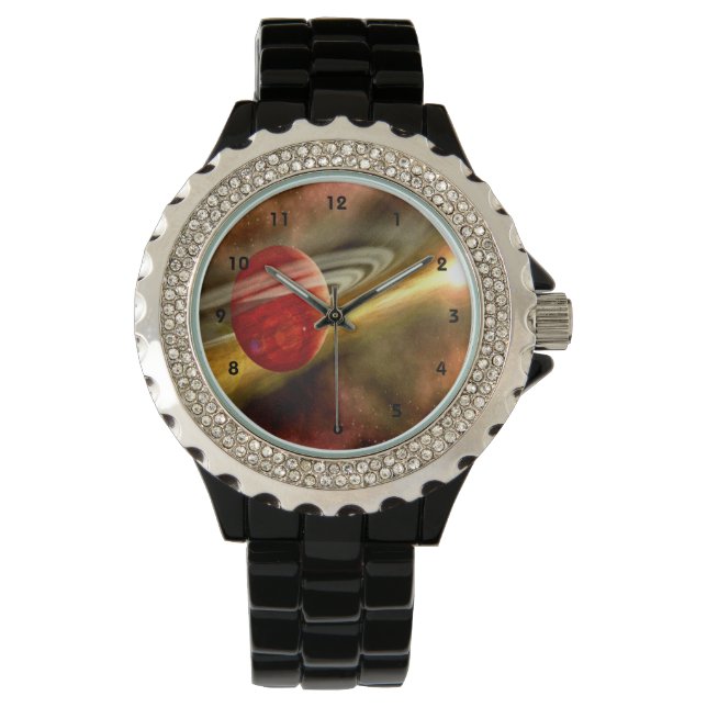 Geburt des Saturn mit Uhrwerk Armbanduhr (Vorderseite)