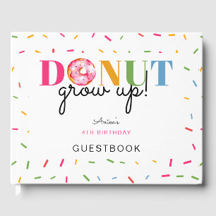 Geburt Donut erwachsen farbenfrohe Niedliche Sprin Gästebuch