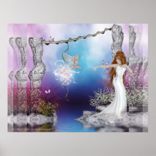 Geburt eines Fairy Fantasy Elf Magic :: Poster Pri