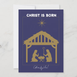 Geburt Feiertagskarte