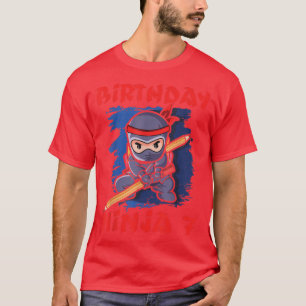 Geburt Geborenen Alter 7 Jahre alt Anime Kawaii Ja T-Shirt