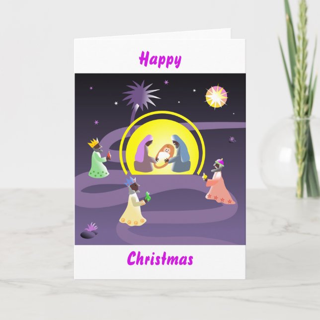 Geburt, glückliche Weihnachten (Vorderseite)