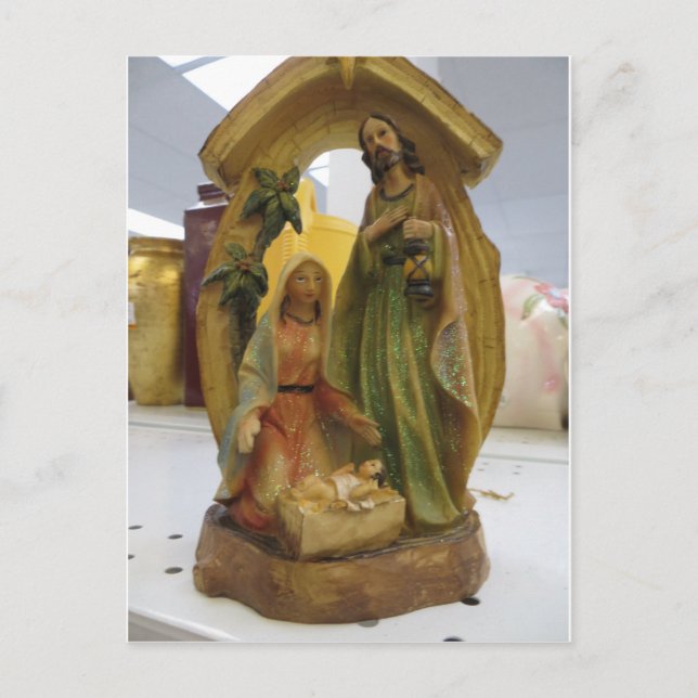 Geburt in Bogenform Postkarte (Vorderseite)