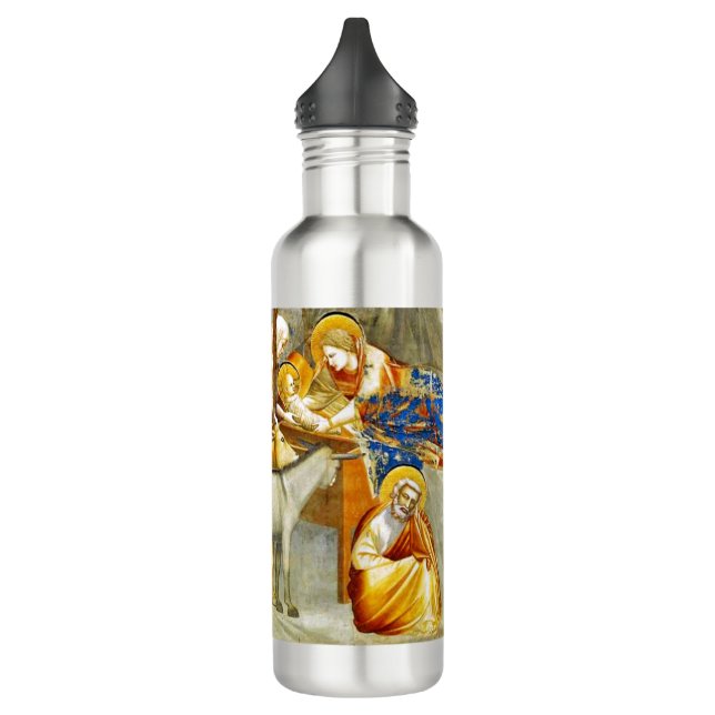 Geburt Jesu Edelstahlflasche (Links)