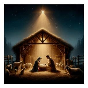 Geburt Jesu Poster