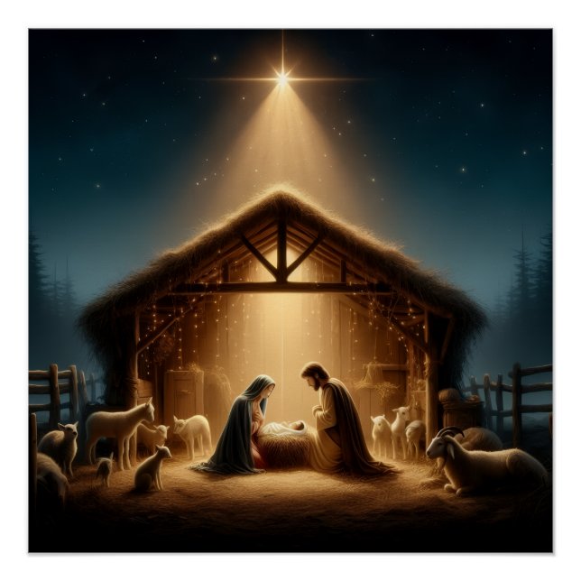 Geburt Jesu Poster (Vorderseite)