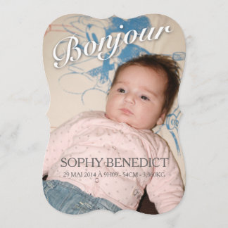 Geburt - Mädchen Ankündigung