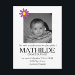 Geburt - Mädchen Ankündigung<br><div class="desc">Geburt - Mädchen</div>