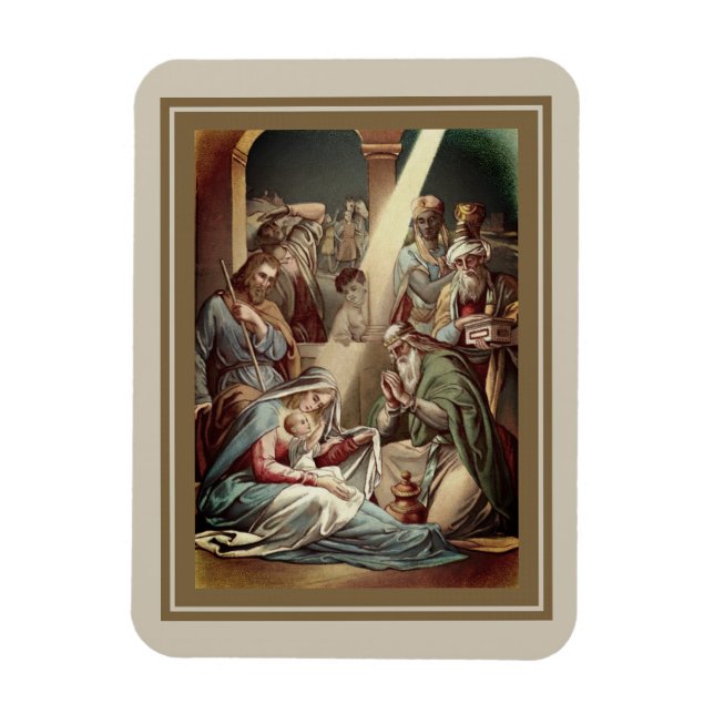 Geburt mit klugen Männern Magnet (Vertikal)